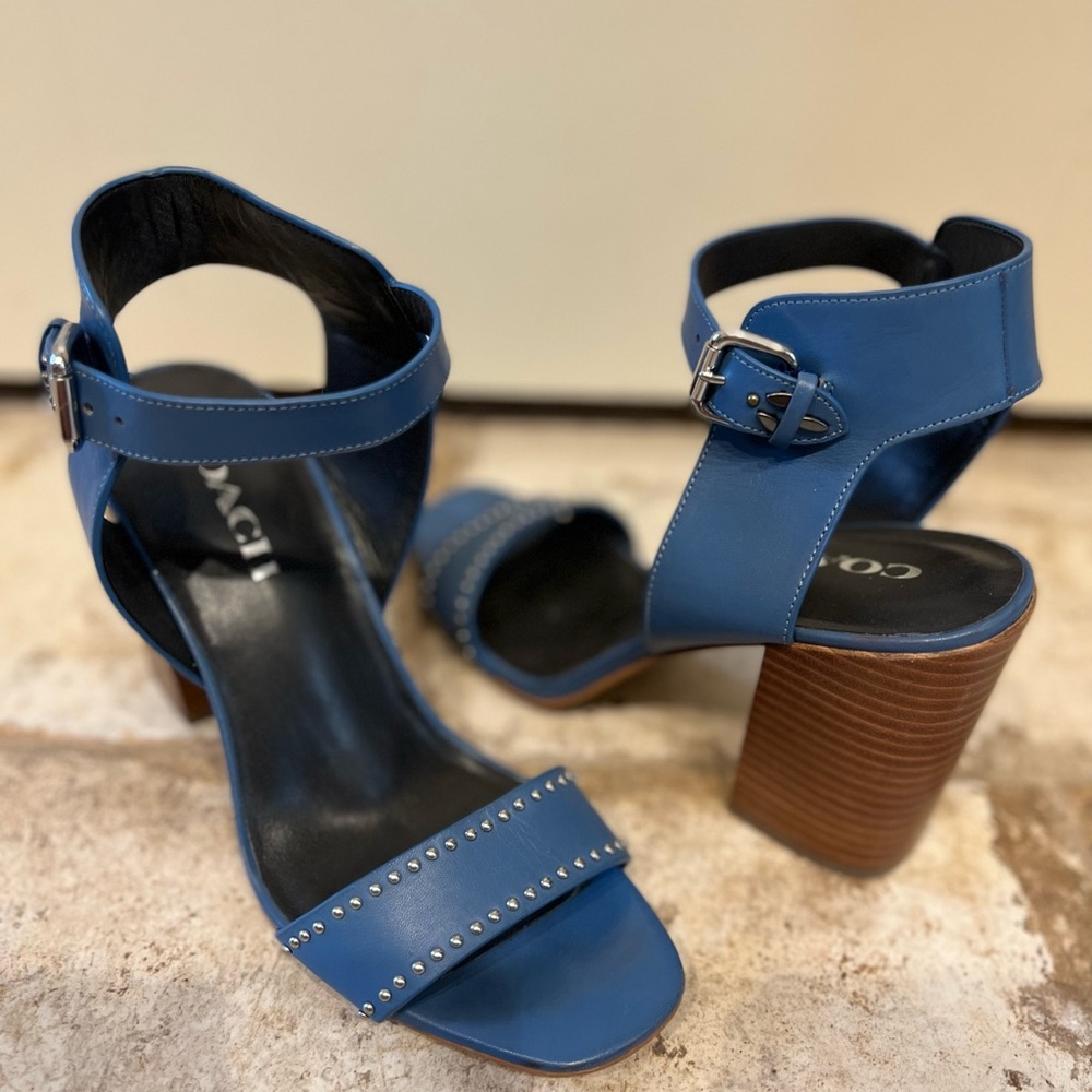 COACH studded heels size 7